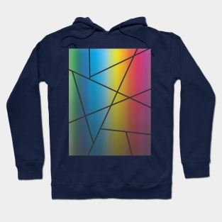 GEOMETRIC CHROMATIC BACKGROUND Hoodie